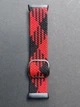 Ремешок тканевый MRK Braided Loop для фитнес браслета Mi Smart Band 8 Pro/9Pro/ Xiaomi Redmi Watch 4/5 с металичеким регулятором длины Красно-черный (mrk6430) - изображение 2