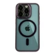 Чохол Creative TPU PC Metal Calais із MagSafe для Apple iPhone 15 Pro Max Deep Purple - зображення 1