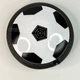 Аэромяч детский с LED подсветкой Hoverball, интерактивный левитирующий воздушный футбольный мяч с мягким защитным бампером для игры в помещении на батарейках Черно-белый, S053-1 - изображение 5