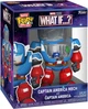 Figurka Funko Pop Bitty Bots: Marvel what If…? - Captain America 91388 (889698913881) - obraz 1