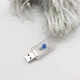 Гірлянда штора "Прапор України" від USB, 3х3м + Пульт / Патріотична гірлянда водоспад для дому - зображення 5