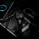 FM трансмиттер MP3 с зарядным устройством для авто 3.0A 2 порта PD35W Bluetooth 5.4 Hoco E88 для воспроизведения музыки - изображение 6