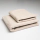 Набор махровых полотенец двусторонних Лаванда 2шт GM Textile 50х90см, 70х140см 400г/м2 (Лавандовый Бежевый) - изображение 9