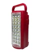 Портативний ліхтар лампа акумуляторний 24 LED ALMINA 2606L 6V 4A для кемпінгу ручний + Power Bank червоний - зображення 4