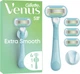 Станок для бритья женский (бритва) Venus Extra Smooth с 4 сменными картриджами + крючок для бритвы (8700216969956) - изображение 1
