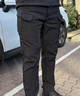 Тактический костюм на флисе Soft Shell демисезонный черный 48 М - изображение 4