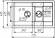 Гранитная мойка для кухни VALESO TOSKANA 7850W матовая Сафари - изображение 5