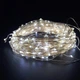 Світлодіодна гірлянда нитка 5 м 50 led White біла на батарейках - зображення 2