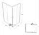 Душевая кабина 100x80х190 см прямоугольная Shower Saturn без поддона раздвижные двери матовое стекло 6 мм - изображение 5
