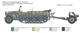 Збірна модель 1:35 напівгусеничний тягач Sd. Kfz. 10 Demag D7 with 7,5 cm leIG 18 з екіпажем Italeri 6595 - изображение 4
