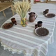 Вишита скатертина Ototextile "Дихання Поля" розмір 140*220см; колір бежевий 201 1/2 C - изображение 2
