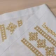 Дорожка (раннер) для Пасхального обеденного или кухонного стола, с вышивкой Пасхальные Кресты и надпись Христос Воскрес / ткань смесовая/ 40см*170см. - изображение 8