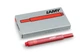 Набір чорнильних картриджів LAMY T10 червоний 5 шт. (1602076) - изображение 2