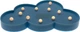 Декоративний LED-світильник-нічник Хмарка 30 см UFT Funny Lamp Cloud на батарейках (uftfunnylampcloud) - зображення 2