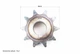 Звезда двухрядная для мототрактора, 630-10T-2 d-24mm V1100, артикул 608130 - изображение 3