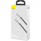 Кабель Baseus Cafule Metal Type-C to Lightning PD 20W 1m (CATLJK-A01) Black [54143] - изображение 4
