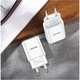 Сетевое зарядное устройство USAMS US-CC075 T18 travel charger 1USB 2.1A (White) [47557] - изображение 6