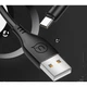 Кабель Usams U18 Round USB-A - USB-C 2A 1m Black (US-SJ267) [66962] - зображення 6