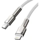 Кабель Baseus Cafule Metal Data Cable Type-C to Lightning PD 20W 1m White (CATLJK-A02) [73264] - изображение 2