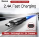 Кабель Baseus Baseus Cafule Cable USB to MicroUSB 2m Grey/Black (CAMKLF-CG1) [73381] - изображение 4
