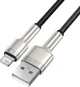 Кабель Baseus Cafule Metal USB to Lightning 2м Black (CALJK-B01) [73380] - изображение 3