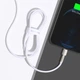 Кабель Baseus Cafule Metal Cable Lightning to USB 2м White (CALJK-B02) [73379] - изображение 6