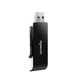USB флеш-накопитель Apacer USB AH350 64Gb 3.1 Black (AP64GAH350B-1) [40398] - изображение 2