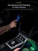 Автомобильное зарядное устройство Baseus Golden Contactor Max Dual Fast Charger Car Charger U+C 60W Dark Gray (CGJM000113) [77942] - изображение 12