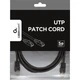 Патч-корд Cablexpert UTP CAT5e 3м Black (PP12-3M/BK) [67349] - изображение 3