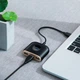 USB-хаб Baseus Square Round Box 4-Port USB-A Black 1м (CAHUB-AY01) [77938] - изображение 8