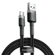 Кабель Baseus Cafule USB to Type-C 3m Grey/Black (CATKLF-UG1) [82110] - изображение 1