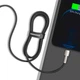 Кабель Baseus Cafule Metal USB to Lightning 1m Black (CALJK-A01) [82093] - изображение 8