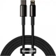 Кабель Baseus Tungsten Gold Type-C to Lightning 2m Black (CATLWJ-A01) [82115] - изображение 1