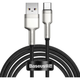 Кабель Baseus Cafule Metal Data Cable USB to Type-C 1m Black (CAKF000101) [86016] - изображение 1