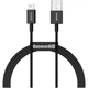 Кабель Baseus Superior Series Fast Charging Lightning 2.4A 1m Black (CALYS-A01) [86018] - изображение 1
