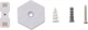 Монтажный набор для светодиодных панелей Nanoleaf Light Panels Screw Mount Kit [87864] - изображение 4