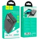 Зовнішній акумулятор Hoco J102A Cool Figure 20000mAh 20W Black [101324] - зображення 4