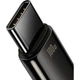 Кабель Baseus Tungsten Gold USB-A to USB-C 2m Black (CAWJ000101) [106123] - изображение 4