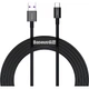Кабель Baseus Superior Series Fast Charging USB-А to Type-C 2m Black (CATYS-A01) [106113] - изображение 1