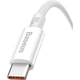 Кабель Baseus Superior Series Fast Charging USB-A to USB-C 100W 1m White (P10320102214-01) [106116] - изображение 3