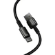 Кабель Baseus Tungsten Gold USB-A to USB-C 1m Black (CAWJ000001) [106122] - зображення 5