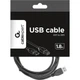 Кабель Cablexpert USB 2.0 AM/BM 1.8m Black (CCP-USB2-AMBM-6) [119055] - изображение 4