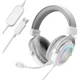 Игровые наушники Fifine H6 RGB 7.1 White [113870] - изображение 1