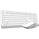 Комплект (клавиатура + мышь) A4Tech Fstyler FG1010 White/Gray [114625] - изображение 3