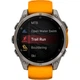 Смарт-годинник Garmin Fenix 8 AMOLED Sapphire 47mm Titanium with Spark Orange/Graphite Silicone Band (010-02904-10) [115077] - зображення 8
