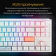 Клавіатура Ducky One 3 TKL Cherry MX Blue RGB White UA (DKON2187ST-CUAPXPWWWSC1) [128815] - зображення 5