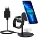 Беспроводное зарядное устройство Choetech T585-F 3 в 1 Magnetic Wireless Charging Black [123385] - изображение 11