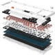 Клавиатура GamePro MK170W Red Switch White [121469] - изображение 7