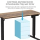 Компьютерный игровой стол OfficePro ODE1260DW Dark Wood/Black [124835] - изображение 10