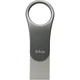 USB флеш-накопитель Silicon Power Mobile C80 64GB USB-A 3.2 Gen 1 / USB-C Silver (SP064GBUC3C80V1S) [134403] - изображение 1